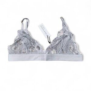 nwt valentine grey lace bralette